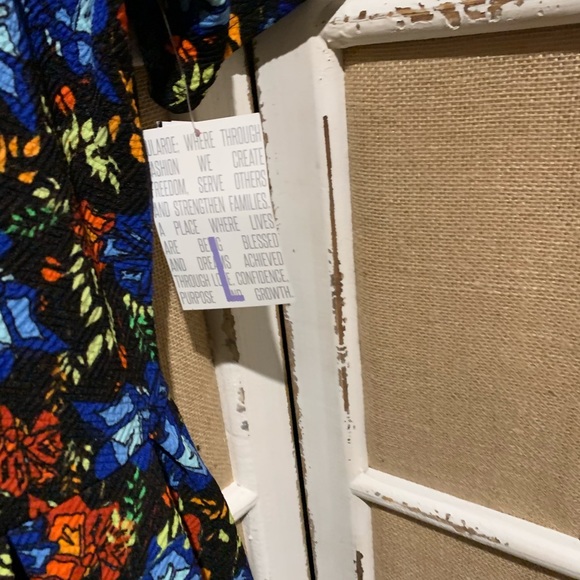 Lularoe NWT L Amelia Dress - Picture 6 of 6